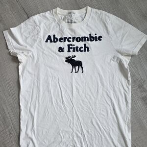 Abercrombie & Fitch White T-Shirt for Men